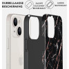 Burga Tough Back Cover hoesje voor Apple iPhone 14 - Rose Gold Marble 2
