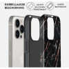 Burga Tough Back Cover hoesje voor Apple iPhone 15 Pro - Rose Gold Marble 2