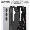 Burga Tough Back Cover hoesje voor Samsung Galaxy S24 - Rose Gold Marble 2