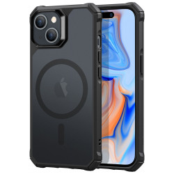 ESR Air Armor HaloLock Back Cover hoesje met MagSafe voor Apple iPhone 15 Plus - Mat Zwart