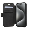 Guess 4G Big Metal Logo Book Wallet Case hoesje voor Apple iPhone 15 - Grijs 3
