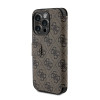 Guess 4G Big Metal Logo Book Wallet Case hoesje voor Apple iPhone 15 Pro Max - Bruin 4