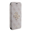 Guess 4G Big Metal Logo Book Wallet Case hoesje voor Apple iPhone 15 Pro - Roze 3