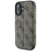 Guess 4G Big Metal Logo Book Wallet Case hoesje voor Apple iPhone 16 Plus - Bruin 3