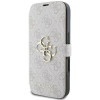 Guess 4G Big Metal Logo Book Wallet Case hoesje voor Apple iPhone 16 Plus - Roze 5