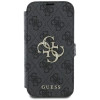 Guess 4G Big Metal Logo Book Wallet Case hoesje voor Apple iPhone 16 Pro Max - Zwart 2