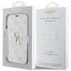 Guess 4G Big Metal Logo Book Wallet Case hoesje voor Apple iPhone 16 Pro - Roze 6