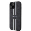 Guess 4G Printed Stripes Hard Case Back Cover hoesje met MagSafe voor Apple iPhone 15 - Zwart 3