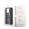 Guess 4G Printed Stripes Hard Case Back Cover hoesje met MagSafe voor Apple iPhone 15 Pro - Zwart 5