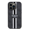 Guess 4G Printed Stripes Hard Case Back Cover hoesje met MagSafe voor Apple iPhone 15 Pro Max - Zwart 1