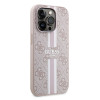 Guess 4G Printed Stripes Hard Case Back Cover hoesje met MagSafe voor Apple iPhone 15 Pro - Roze 2