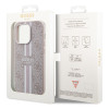 Guess 4G Printed Stripes Hard Case Back Cover hoesje met MagSafe voor Apple iPhone 15 Pro - Roze 5