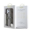 Guess 4G Printed Stripes Hard Case Back Cover hoesje met MagSafe voor Apple iPhone 16 - Bruin 6