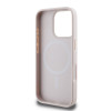 Guess 4G Printed Stripes Hard Case Back Cover hoesje met MagSafe voor Apple iPhone 16 Pro - Roze 5
