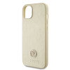 Guess 4G Strass Metal Logo Hard Case Back Cover hoesje voor Apple iPhone 15 - Goud 5