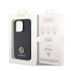Guess 4G Strass Metal Logo Hard Case Back Cover hoesje voor Apple iPhone 15 Pro - Zwart 5