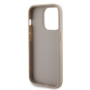 Guess 4G Strass Metal Logo Hard Case Back Cover hoesje voor Apple iPhone 15 Pro - Goud 4