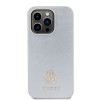 Guess 4G Strass Metal Logo Hard Case Back Cover hoesje voor Apple iPhone 15 Pro Max - Zilver 1