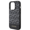 Guess GCube Stripes Hard Case Back Cover hoesje met MagSafe voor Apple iPhone 15 Pro - Zwart 3