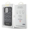 Guess GCube Stripes Hard Case Back Cover hoesje met MagSafe voor Apple iPhone 15 Pro Max - Zwart 5