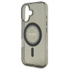 Guess IML Rhinestones Back Cover hoesje met MagSafe voor Apple iPhone 16 - Zwart 3