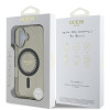 Guess IML Rhinestones Back Cover hoesje met MagSafe voor Apple iPhone 16 - Zwart 5