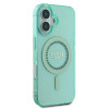 Guess IML Rhinestones Back Cover hoesje met MagSafe voor Apple iPhone 16 - Groen 4