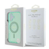 Guess IML Rhinestones Back Cover hoesje met MagSafe voor Apple iPhone 16 Plus - Groen 6