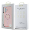 Guess IML Rhinestones Back Cover hoesje met MagSafe voor Apple iPhone 16 Plus - Roze 6
