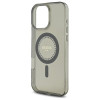 Guess IML Rhinestones Back Cover hoesje met MagSafe voor Apple iPhone 16 Pro - Zwart 4
