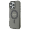 Guess IML Rhinestones Back Cover hoesje met MagSafe voor Apple iPhone 16 Pro Max - Zwart 1