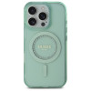 Guess IML Rhinestones Back Cover hoesje met MagSafe voor Apple iPhone 16 Pro Max - Groen 1