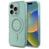 Guess IML Rhinestones Back Cover hoesje met MagSafe voor Apple iPhone 16 Pro Max - Groen 0