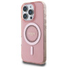 Guess IML Rhinestones Back Cover hoesje met MagSafe voor Apple iPhone 16 Pro Max - Roze 2