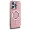 Guess IML Rhinestones Back Cover hoesje met MagSafe voor Apple iPhone 16 Pro Max - Roze 4