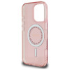 Guess IML Rhinestones Back Cover hoesje met MagSafe voor Apple iPhone 16 Pro - Roze 5