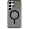 Guess IML Rhinestones Back Cover hoesje met MagSafe voor Samsung Galaxy S25 Ultra - Zwart 1