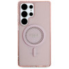 Guess IML Rhinestones Back Cover hoesje met MagSafe voor Samsung Galaxy S25 Ultra - Roze 1