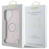 Guess IML Rhinestones Back Cover hoesje met MagSafe voor Samsung Galaxy S25 Ultra - Roze 6