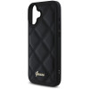 Guess Quilted Puffed Metal Logo Back Cover hoesje voor Apple iPhone 16 Plus - Zwart 5