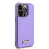 Guess Sequin Script Metal Back Cover hoesje voor Apple iPhone 15 Pro Max - Paars 2