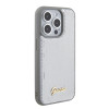 Guess Sequin Script Metal Back Cover hoesje voor Apple iPhone 15 Pro Max - Zilver 3