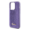 Guess Sequin Script Metal Back Cover hoesje voor Apple iPhone 15 Pro - Paars 3