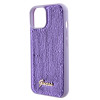 Guess Sequin Script Metal Back Cover hoesje voor Apple iPhone 15 - Paars 3