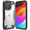 Ringke Fusion X Back Cover hoesje voor Apple iPhone 15 Pro - Zwart 0
