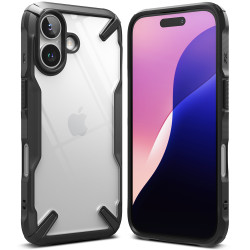 Ringke Fusion X Back Cover hoesje voor Apple iPhone 16 Plus - Zwart