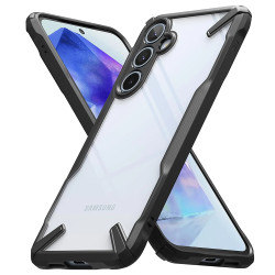 Ringke Fusion X Back Cover hoesje voor Samsung Galaxy A55 - Zwart