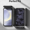 Ringke Fusion X Back Cover hoesje voor Samsung Galaxy S24 - Zwart 1