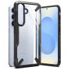 Ringke Fusion X Back Cover hoesje voor Samsung Galaxy S25 - Zwart 0