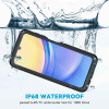 Shellbox Waterproof IP68 hoesje voor Samsung Galaxy A15 4G/5G - Zwart 1
